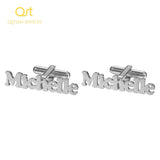 Custom Name Cufflinks - Stainless Steel Women's Jewelry