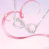 Custom Name Infinity Necklace Stainless Steel Valentine's Gift