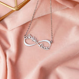 Custom Name Infinity Necklace Stainless Steel Valentine's Gift