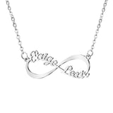 Custom Name Infinity Necklace Stainless Steel Valentine's Gift