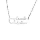 Custom Name Necklace Stainless Steel Pin Pendant Jewelry Gift