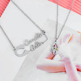 Custom Name Necklace Stainless Steel Pin Pendant Jewelry Gift