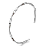 Women Geometric Bangle-Engravable-Stainless Steel Bracelet