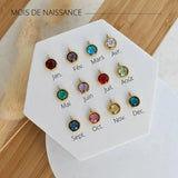 Mom Bracelet Gift from Children Engraved Stainless Steel Birthstone