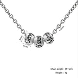 Customized Stainless Steel Name Necklace for Mothers Fathers and Kids
