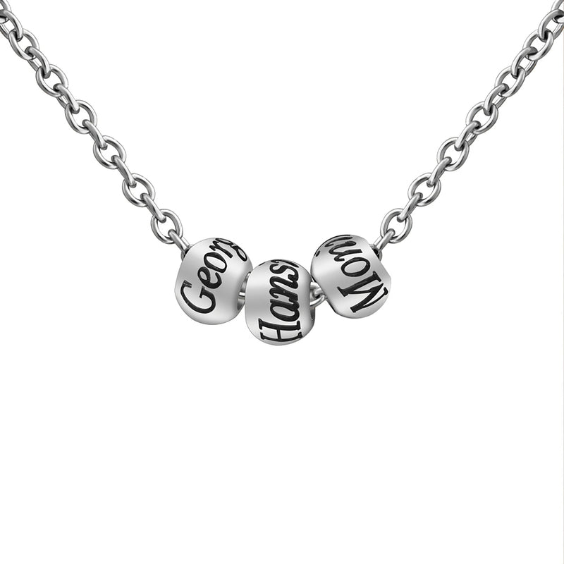 Customized Stainless Steel Name Necklace for Mothers Fathers and Kids