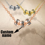 Customized Stainless Steel Name Necklace for Mothers Fathers and Kids