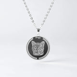 Personalized Pet Photo Necklace Stainless Steel Engraving