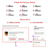 Personalized Name Charm Necklace Choker Box Chain Jewelry