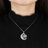 Custom Moon Tree Of Life Stainless Steel Pendant Necklace