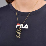 Kids Stainless Steel Painting Necklace