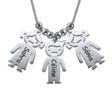 Personalized Stainless Steel Necklace for Women with Beads & Pendants