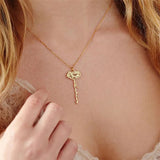 Birth Flower Name Necklace Stainless Steel Choker