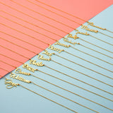 Personalized Name Necklace Minimal Jewelry Stainless Gift