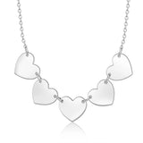 Personalized Heart Pendant Necklace Name Gift for Girlfriend