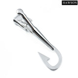 Personalized Silver Crystal Tie Bar for Men