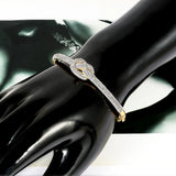Zircon Crystal Bracelet Clip Cuff Bangles
