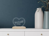 Personalized Night Light Valentines Gift Boyfriend Gift Couples Gift
