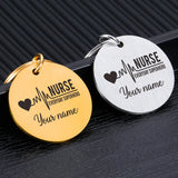 Personalized Nurse Keychains - Nurse WOMAN KEYCHAIN - Gift for Nurses