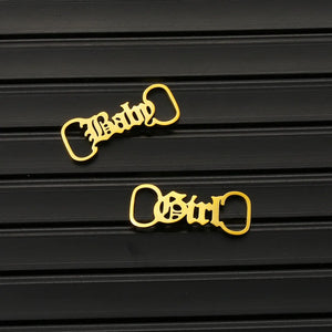 Custom Name Shoe-buckle Tag for Baby Girl
