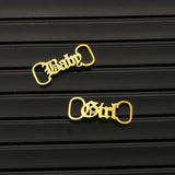 Custom Name Shoe-buckle Tag for Baby Girl