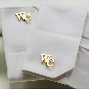 Customized Couple Initials Cuff Bracelet Stainless Steel