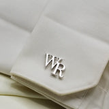 Customized Couple Initials Cuff Bracelet Stainless Steel