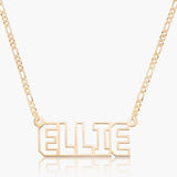 Custom Name Pendant Stainless Steel Choker Necklace