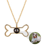Custom Pet Photo Projection Necklace Charm Pendant Gift