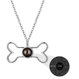 Custom Pet Photo Projection Necklace Charm Pendant Gift