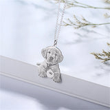 Custom Pet Photo Necklace Personalized Portrait Jewelry