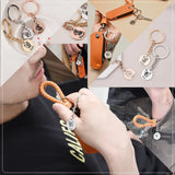Custom Pet Portrait Keychain Engrave Stainless Steel Cat Dog Name Gift