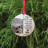 Pet Sympathy Memorial Ornaments Photo Acrylic Hanging Christmas Tree Pendant