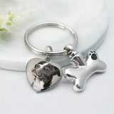 Personalized Pet Urn Keychain Dog Cat Cylinder Cremation Urn Keyring