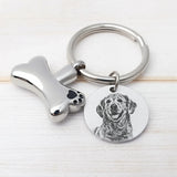 Personalized Pet Urn Keychain Dog Cremation Ashes Jewelry Cat Memorial