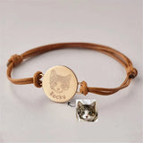 Personalized Dog Photo Charm Bracelet