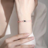 Custom Photo Projection Braided Bracelet Mother's Gift
