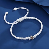 Custom Photo Projection Braided Bracelet Mother's Gift