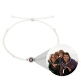 Personalized Photo Bracelet With Hand Braided String