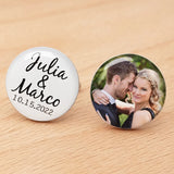 Personalized Photo Cufflinks Wedding Favors for Men