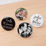 Personalized Photo Cufflinks Wedding Favors for Men
