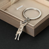 Custom Photo Keychain Family Pet Stainless Steel Keyring DIY Picture Keychain