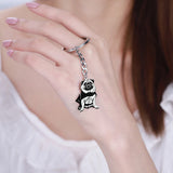 Personalized Pet Photo Keychain Stainless Steel Keyring
