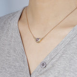 Personalized Photo Heart Necklace Gift for Women Mother's Gift