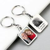 Personalized Photo Keychain Boyfriend-Girlfriend Anniversary Gift