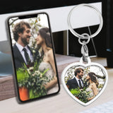 Personalized Photo Keychain Boyfriend-Girlfriend Anniversary Gift