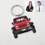 Personalized Photo Keychain Car Number Plate Keychain Driver Gift For Him
