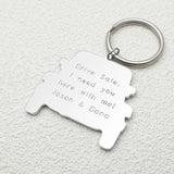 Personalized Photo Keychain Car Number Plate Keychain Driver Gift For Him