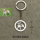 Personalized Photo Keychain Baby Family Picture Pendant Gift Pet Keyring