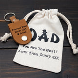 Personalized Photo Keychain Picture Key Chain Daddy Customize Leather Keyring
